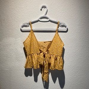 Boho chic summertime cottage core hippie 70’s disco babe summer crop top